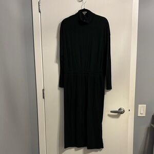 Old Navy Forest Green Long Sleeve Dress